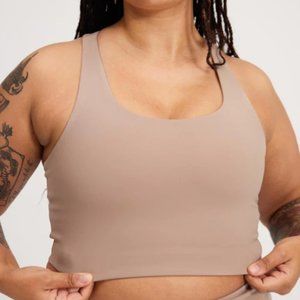 Girlfriend Collective Paloma Racerback Bra Quartz